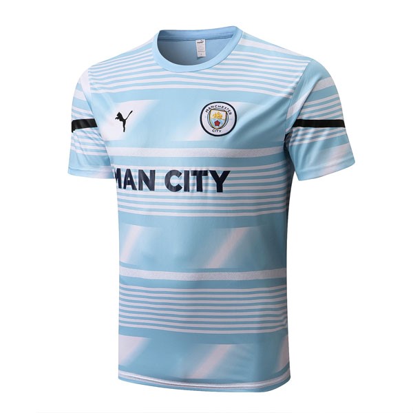 Trikot Entrenamien Manchester City 2022-23 Blau